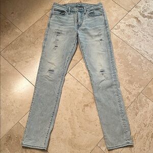American Eagle Outfitters Airflex 360 Light Blue Jeans